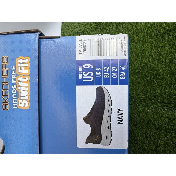 Skechers Swift Fit Hands Free Sneakers Men’s 9 Navy Memory Foam Shoes New main image 7